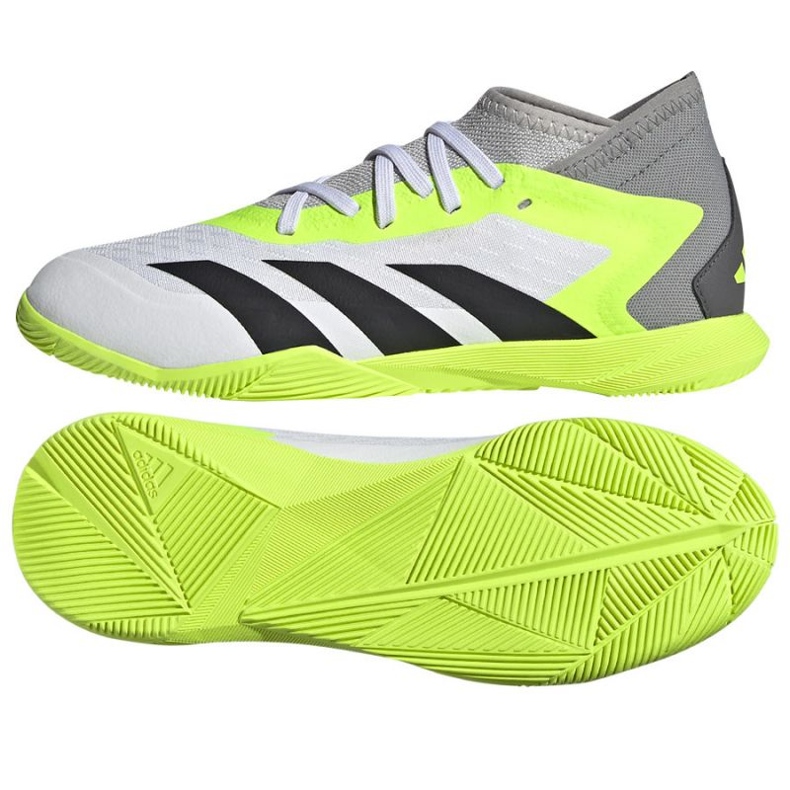 Adidas Predator Accuracy.3 In Jr IE9449 chaussures de football blanche blanche
