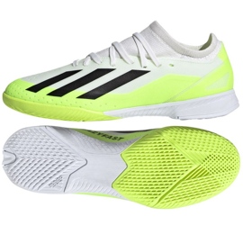 Adidas X Crazyfast.3 In Jr IE1563 chaussures de football blanche blanche