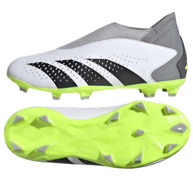 Chaussures adidas Predator Accuracy.3 Ll Fg Jr IF2265 blanche blanche