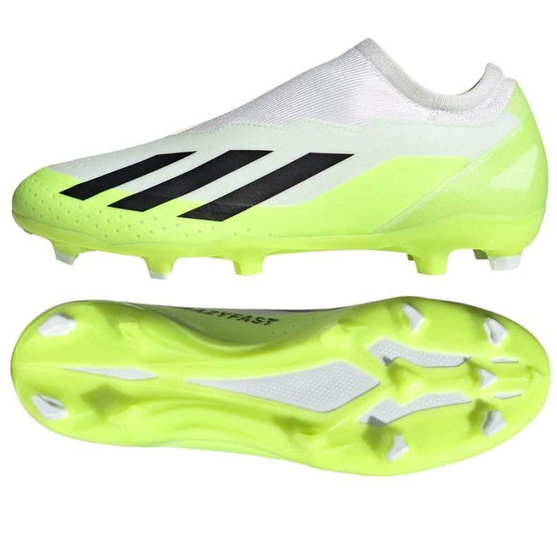 Chaussures adidas X CRAZYFAST.3 Ll Fg M HQ4515 blanche blanche