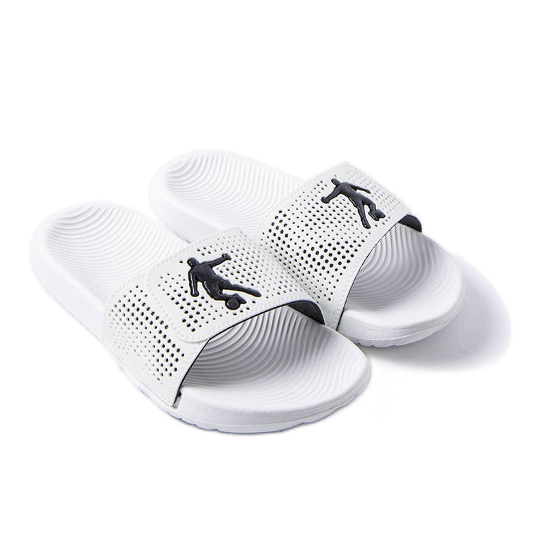 Chaussons en caoutchouc blanc d'Athènes blanche