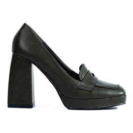 Richelieus vert foncé de Shelovet
