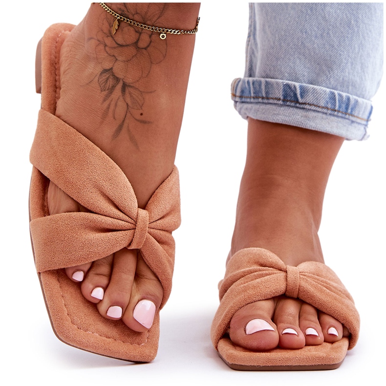 Chaussons Femme Orange Vanilla Sky Velour