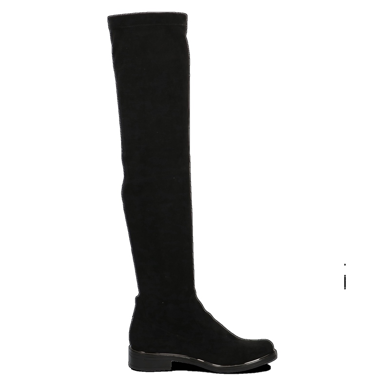 Les bottes pour femmes sur le genou étirent le caprice noir 25510-41 044 le noir