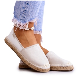 Espadrilles Classiques Femme Big Star JJ274951 Blanc et Gris
