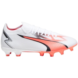 Chaussures de football Puma Ultra Match FG/AG M 107347 01 blanc blanc
