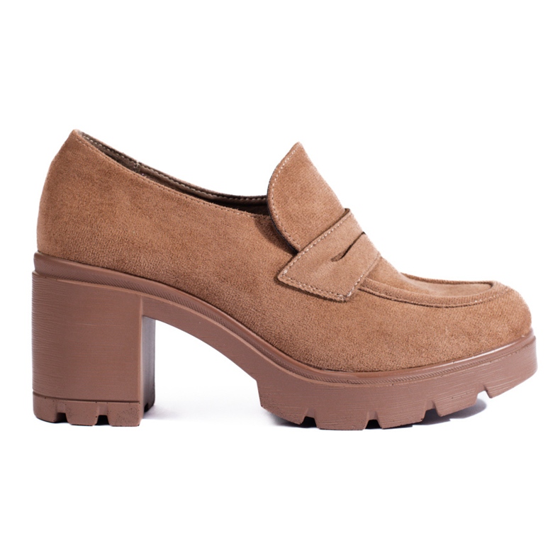 W. Potocki Chaussures à talons beige foncé de Potocki W. Potocki Chaussures à talons beige foncé de Potocki