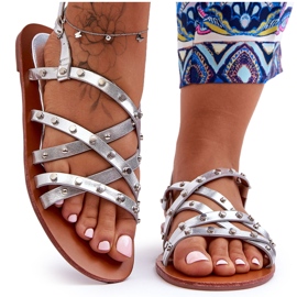 Sandales Femme Argent Alemona