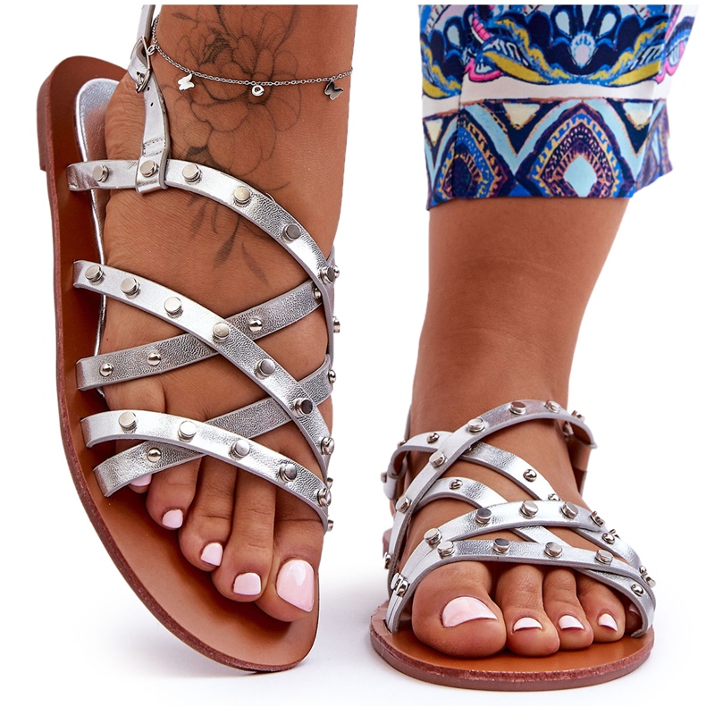 Sandales Femme Argent Alemona