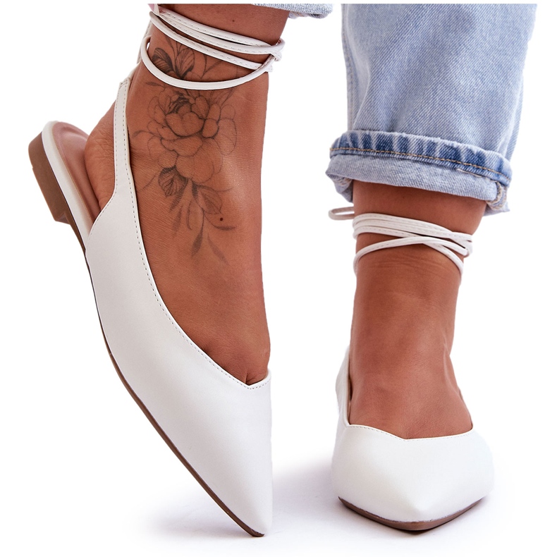 PG1 Ballerines à Lacets pour Femme Blanc Lilly Ann blanche PG1 Ballerines à Lacets pour Femme Blanc Lilly Ann blanche