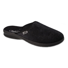 Befado chaussons en polyuréthane pour hommes 548M032 noir