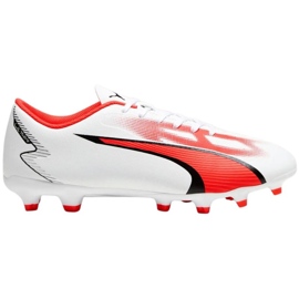 Chaussures de football Puma Ultra Play FG/AG M 107423 01 blanche