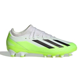 Adidas X Crazyfast.3 Mg Jr IE1567 chaussures de football blanc blanc