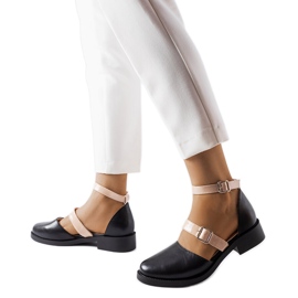 Sandales noires pour femme de Josiane le noir