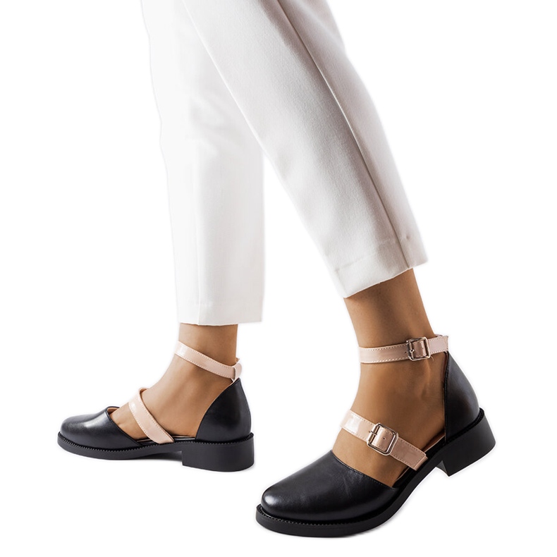 Sandales noires pour femme de Josiane le noir