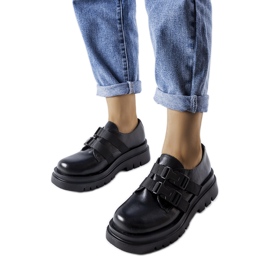 Chaussures à plateforme noires de Prospero