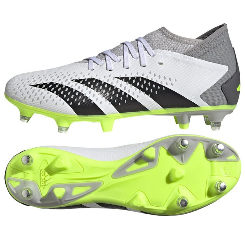Chaussures de football Adidas Predator Accuracy.3 SG IE9492 blanche blanche Chaussures de football Adidas Predator Accuracy.3 SG IE9492 blanche blanche