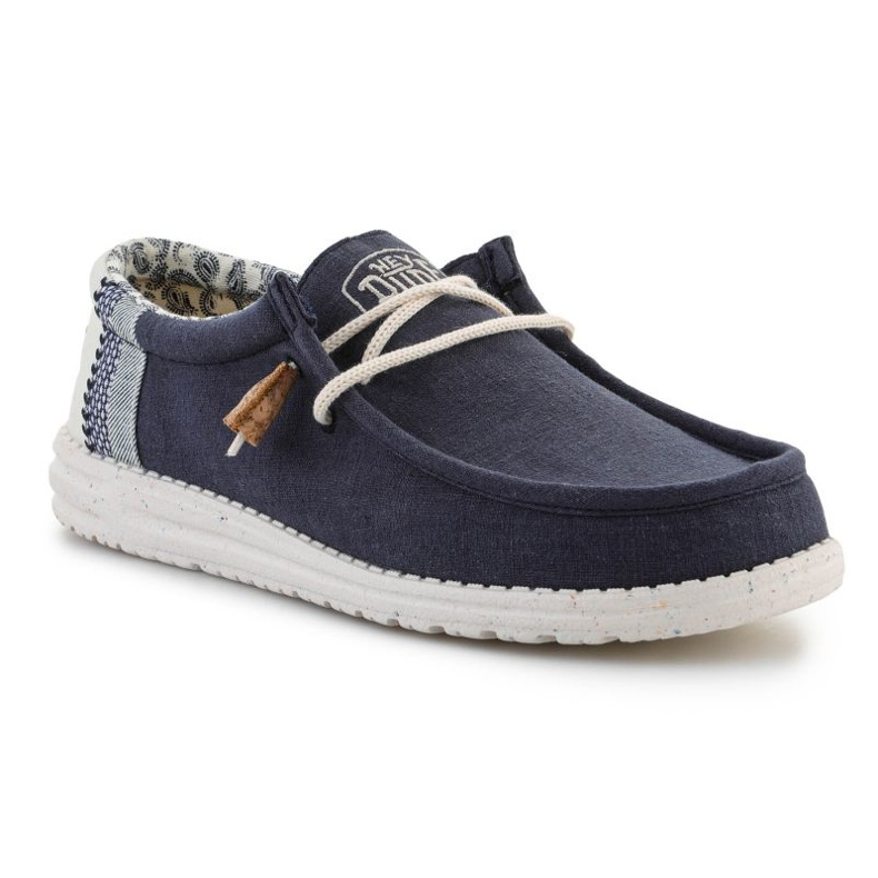 Chaussures Hey Dude Wally Break Stitch M 40015-410 bleu