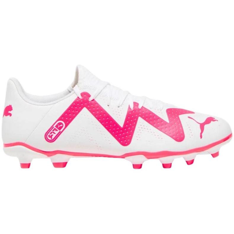 Puma Future Play FG/AG M 107377 01 chaussures de football blanche