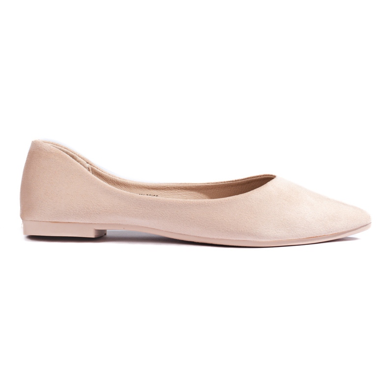 Ballerines femme en daim beige Shelovet Ballerines femme en daim beige Shelovet