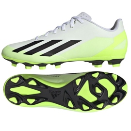 Adidas X Crazyfast.4 FxG M HQ4535 chaussures de football blanc blanc