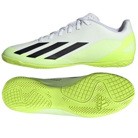 Adidas X Crazyfast.4 In M IE1586 chaussures de football blanc blanc