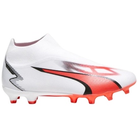 Chaussures de football Puma Ultra Match+ Ll FG/AG M 107511 01 blanche blanche