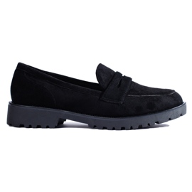 Chaussures femme en daim noir Shelovet le noir