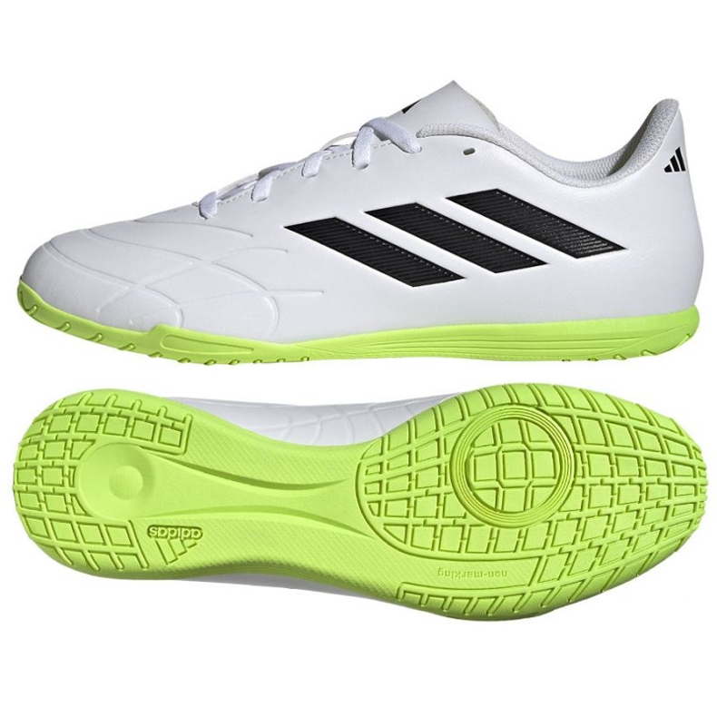 Adidas Copa Pure.4 In M GZ2537 chaussures de football blanche blanche