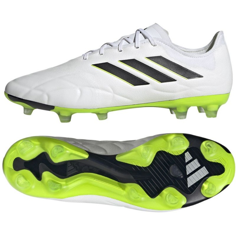 Adidas Copa Pure.2 Fg M HQ8977 chaussures de football blanche blanche Adidas Copa Pure.2 Fg M HQ8977 chaussures de football blanche blanche