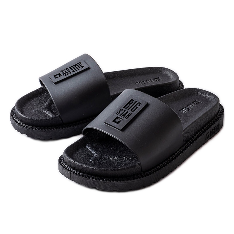 Chaussons Big Star noirs LL274429 le noir Chaussons Big Star noirs LL274429 le noir