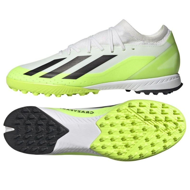 Chaussures Adidas X CRAZYFAST.3 Tf M ID9337 blanche blanche