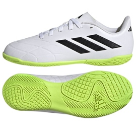 Adidas Copa Pure.4 In Jr GZ2552 chaussures de football blanc