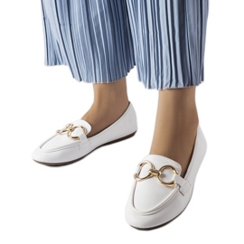 Mocassins Couturier blancs femme