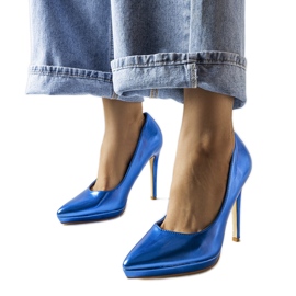 Escarpins bleu miroir Kristin Escarpins bleu miroir Kristin