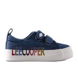 Baskets en jean pour enfants Lee Cooper bleu