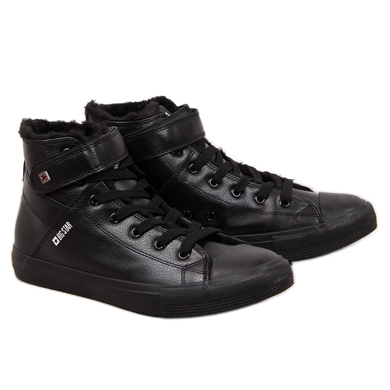 Baskets noires isolées homme Big Star Y174020F le noir Baskets noires isolées homme Big Star Y174020F le noir