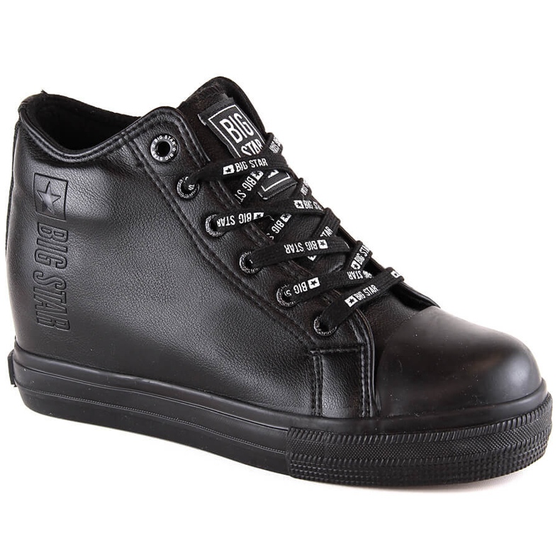 Baskets Wedge femme noires Big Star EE274127 le noir