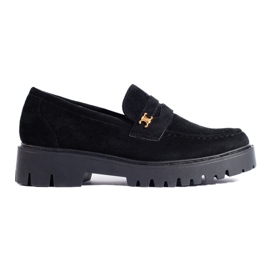Chaussures Shelovet classiques en daim noir pour femmes le noir Chaussures Shelovet classiques en daim noir pour femmes le noir