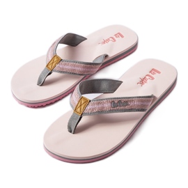Tongs Lee Cooper rose clair Tongs Lee Cooper rose clair