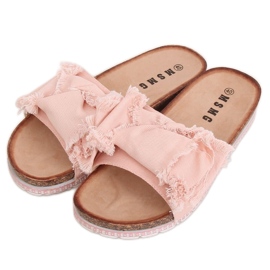 Pantoufles Fear Pink pour femmes rose