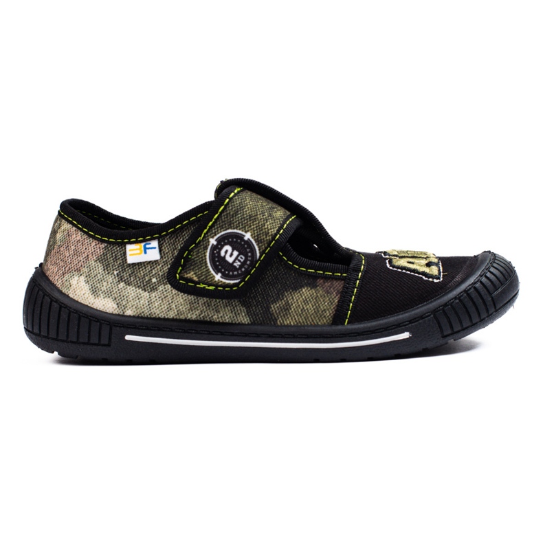 SHELOVET Chaussons velcro pour garçon 3F camo multicolore