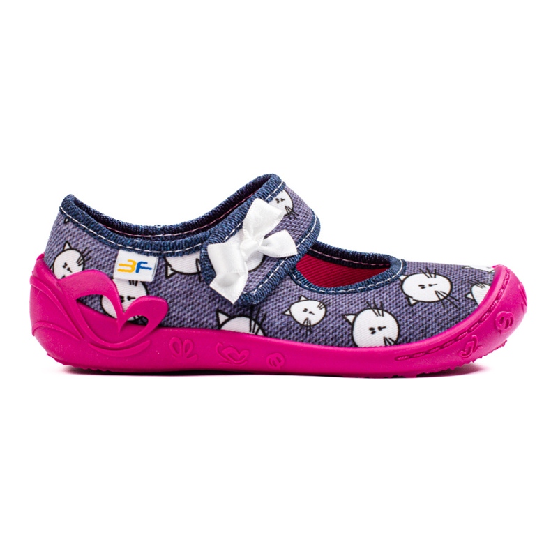 SHELOVET Chaussons chat 3F pour filles multicolore