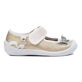 SHELOVET Babouches dorées pour filles 3F d'or