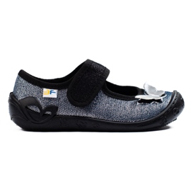 SHELOVET Chaussons papillon 3F fille gris SHELOVET Chaussons papillon 3F fille gris