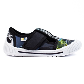 SHELOVET Chaussons pour enfants avec une voiture 3F noir