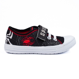 SHELOVET Baskets pour garçon avec velcro 3F noir