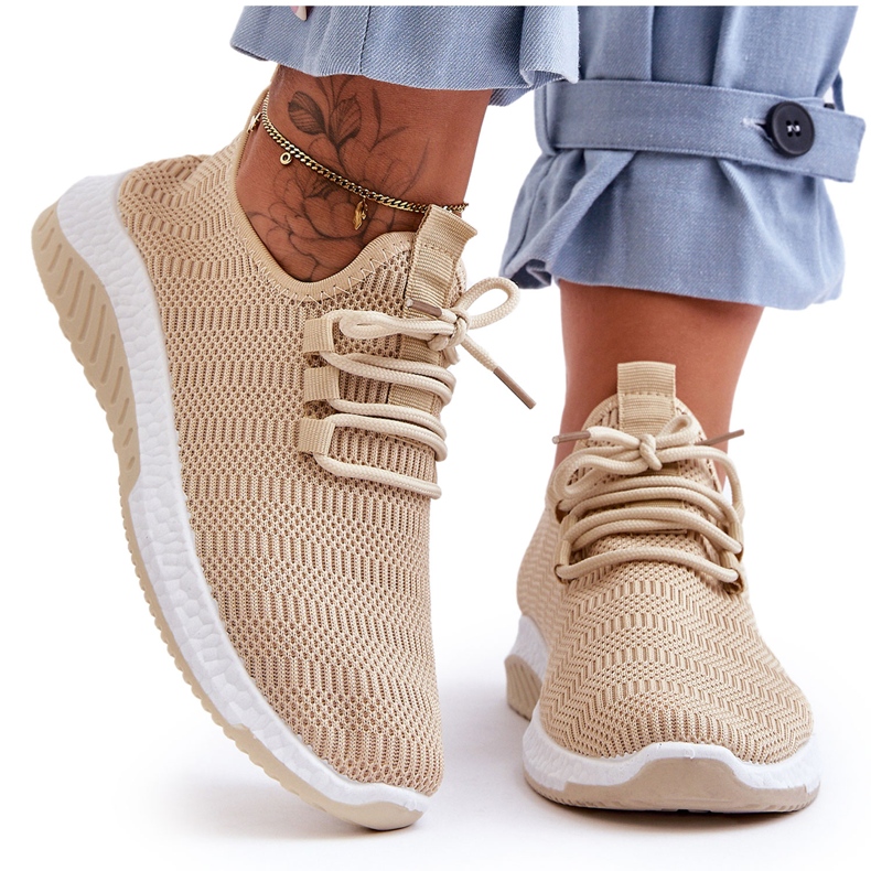 PG1 Baskets Slip-on Textile Classiques Beige Gusto