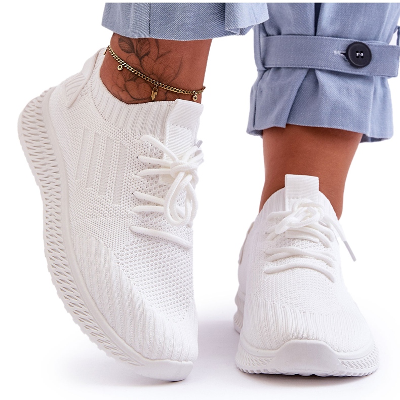PG1 Baskets Slip-on Textile pour femme Blanc Zauna blanche
