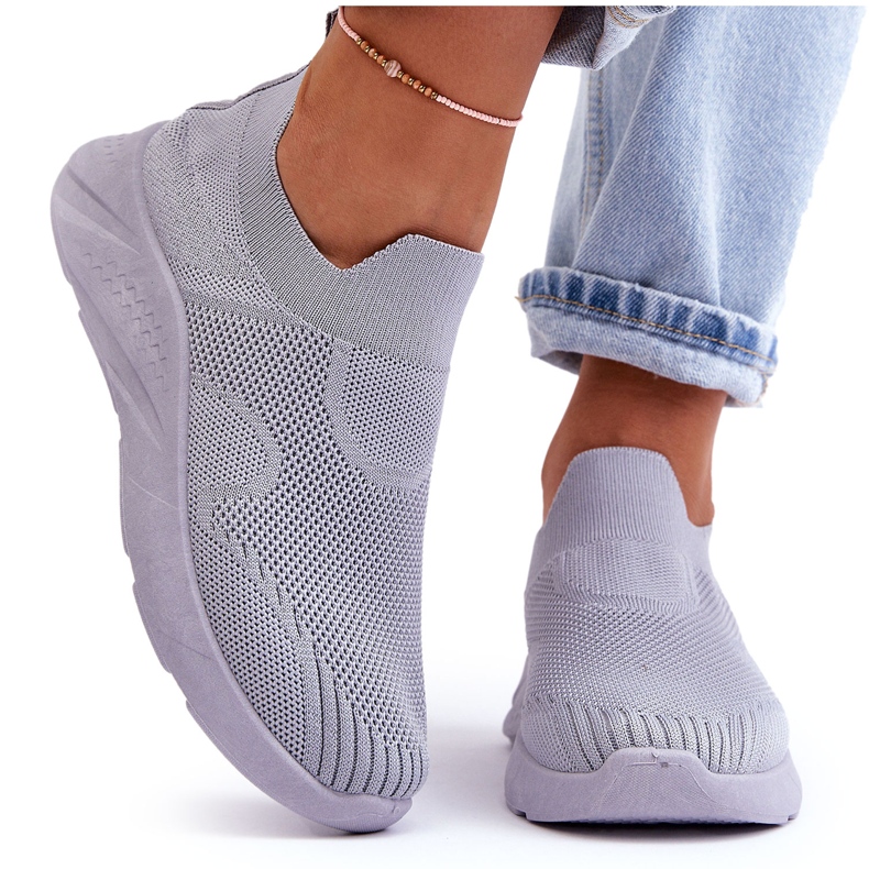 PG1 Chaussures de sport à enfiler pour femme Gris Claris PG1 Chaussures de sport à enfiler pour femme Gris Claris